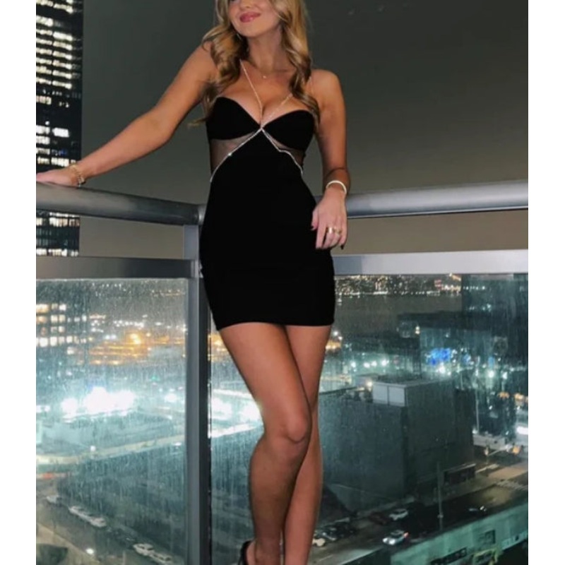 Black Sheath Fashion Summer Dress Sexy Short Evening Dress Homecoming Dress Sexy Party Dress