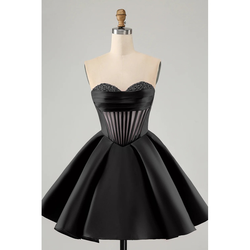 Aimishang Homecoming Dress Cute Green A Line Sweetheart Corset with Beading