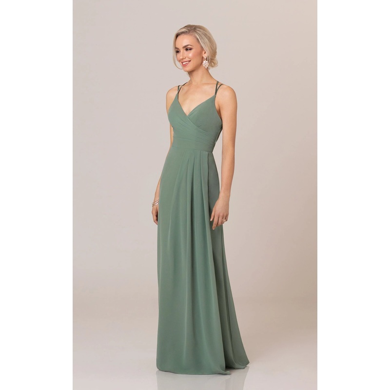 Flirty Bridesmaid Dress with Modern Back Detail