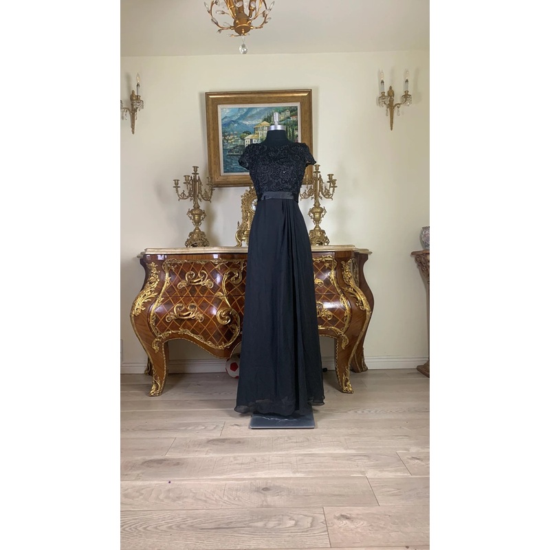 A-Line Formal Embroidery Floor-length Mother of the Bride Dresse Evening Dress